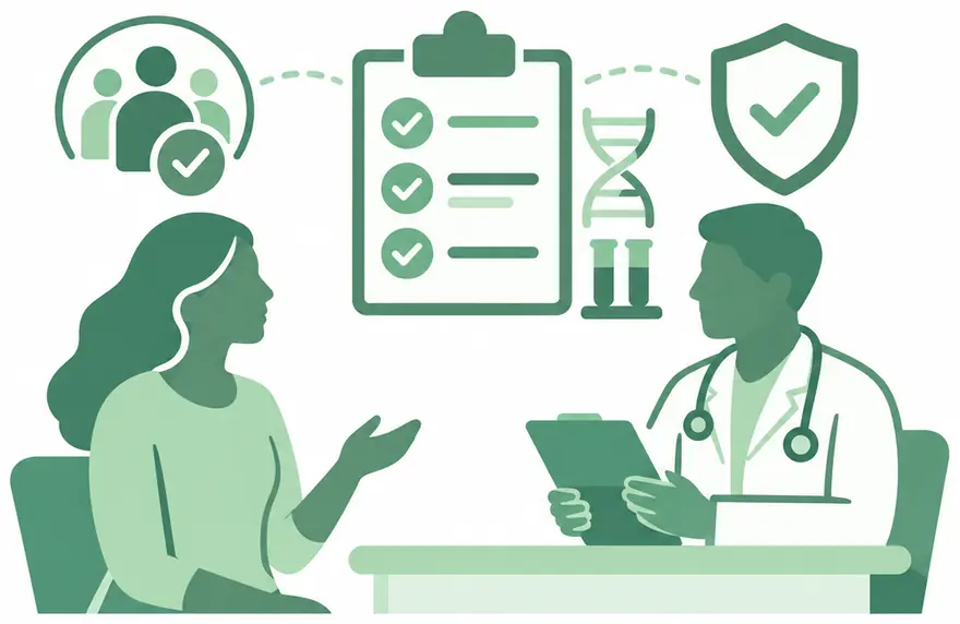 Consulta médica sobre la participación en ensayos clínicos